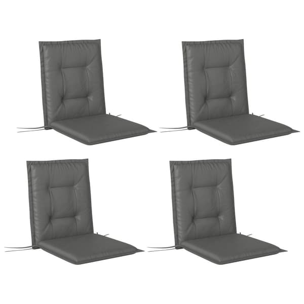 Rootz 4 -bits sittdyna set - stol kuddar - utomhuskuddar - hudvänlig och UV -resistent - 108 cm x 50 cm x 5 cm