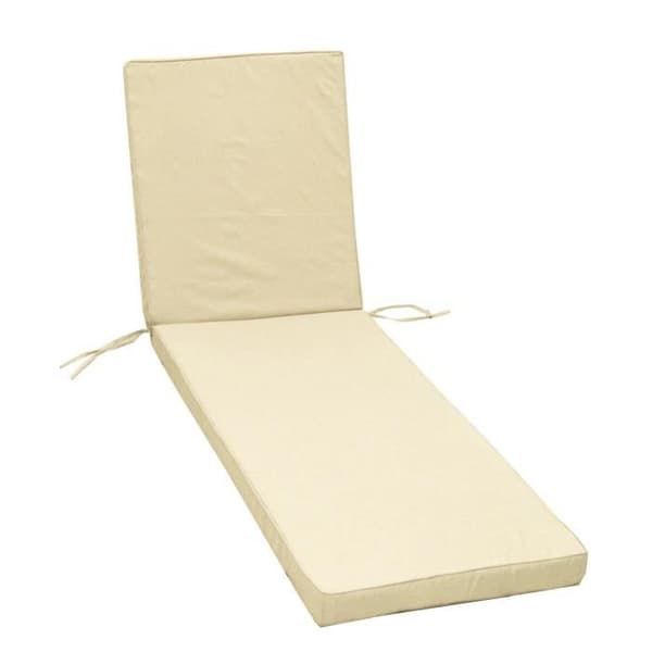 JARDIN PRIVATE MONTE CARLO liggestolhynde - 185 x 55 x 6 cm - Elfenben