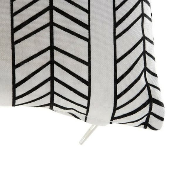 Kudde DKD Home Decor Vit Svart Pilar Boho