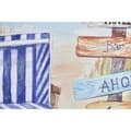 Miniatyrbild 3 av 3: Kudde DKD Home Decor Strand Polyester Aluminium Multicolour Medelhavs (45 x 10 x 45 cm) (2 antal)