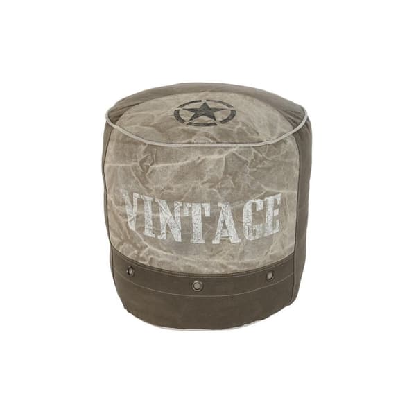 Kudde DKD Home Decor Golv Grå Polyester Bomull Stjärna Aluminium Vintage (44 x 44 x 44 cm)