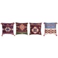 Miniatyrbild 4 av 4: Kudde DKD Home Decor Polyester Multicolour Ikat (45 x 10 x 45 cm) (4 antal)