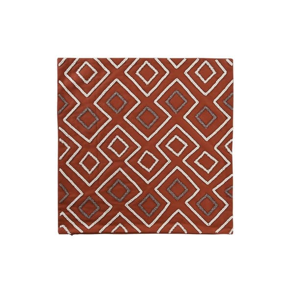 Kuddfodral DKD Home Decor Terrakota n Geometrisk 50 x 1 x 50 cm