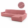 Miniatyrbild 9 av 11: Skydd för chaise longue med lång högerarm Sofaskins NIAGARA 210 - 340 cm - Fuchsia