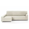 Miniatyrbild 1 av 2: Chaise longue-omslag med kort högerarm Hosteline OLIMPO Elfenben 48 x 29 x 14 cm