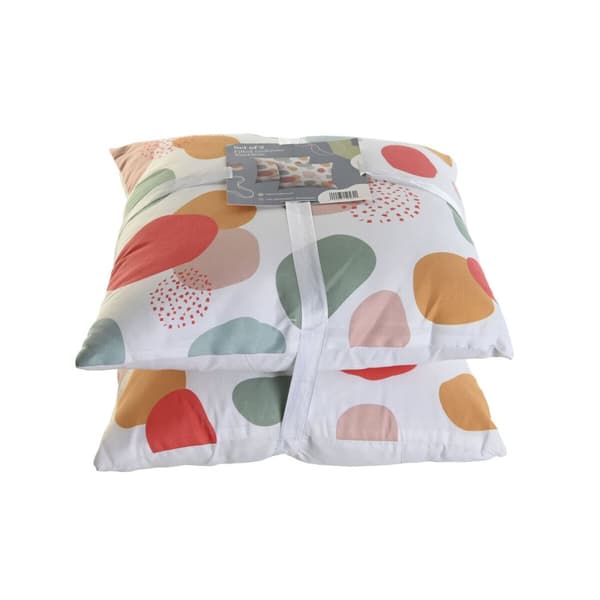 Set med dynor Home ESPRIT Tropiskt 45 x 8 x 45 cm (2 antal)