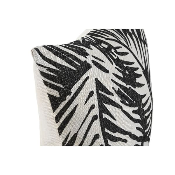 Kudde Home ESPRIT Vit Svart Utskriven 45 x 15 x 45 cm