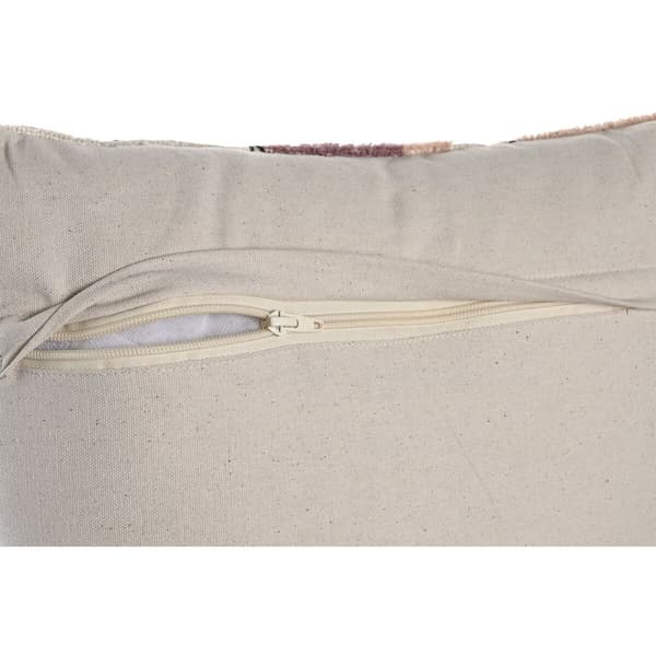 Kudde DKD Home Decor Vit Rosa 45 x 15 x 45 cm (2 antal)