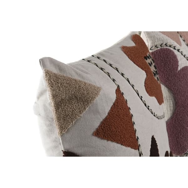 Kudde DKD Home Decor Vit Rosa 45 x 15 x 45 cm (2 antal)