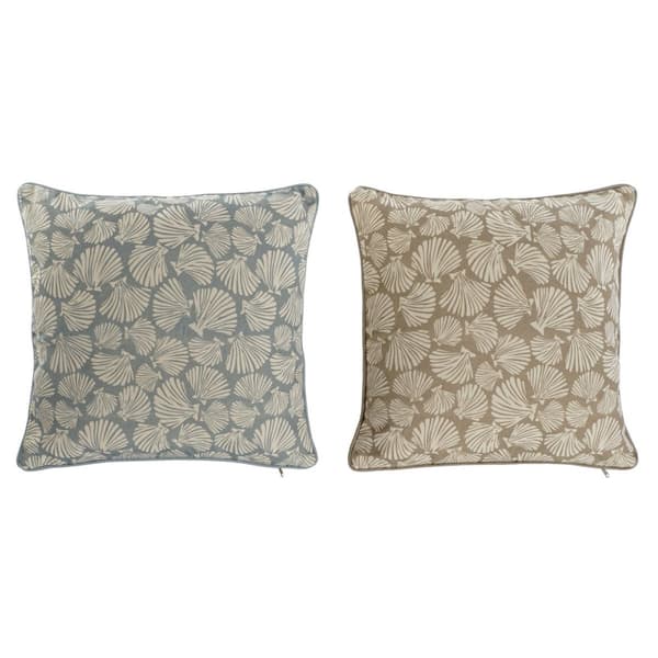 Kudde Home ESPRIT Blå Beige Medelhavs 45 x 10 x 45 cm (2 antal)