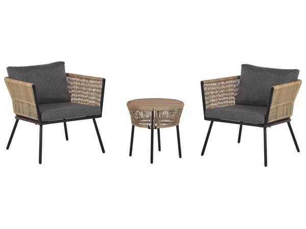 Utendørs putetrekk til hagemøbler Mørkegrå UV-bestandig stoff Glidelås Minimalistisk design Stolputer Putevar Kafésett