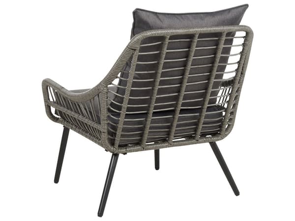 Utendørs putetrekk til hagemøbler Mørkegrå UV-bestandig stoff Glidelås Minimalistisk design Stolputer Putevar Kafésett