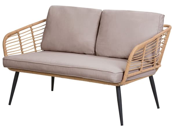 Utendørs putetrekk til hagemøbler Beige UV-bestandig stoff Glidelås Minimalistisk design Stolputer Putevar