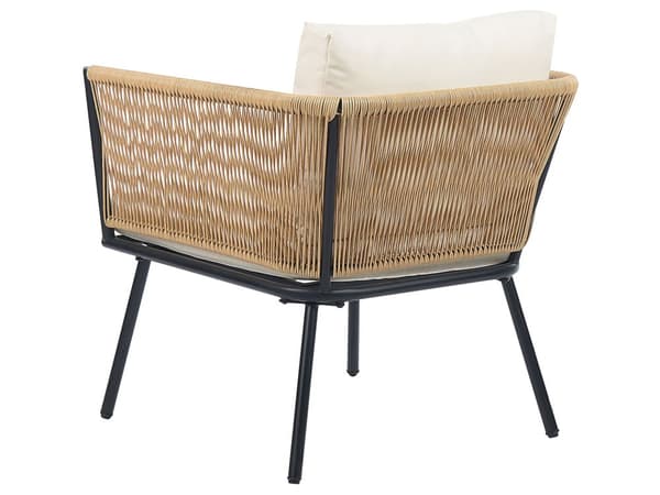 Utendørs putetrekk til hagemøbler Lys beige UV-bestandig stoff Glidelås Minimalistisk design Stolputer Putevar Kafésett