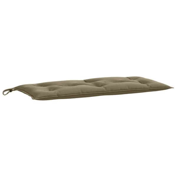 Bänkdyna melerad taupe 100x50x7 cm tyg