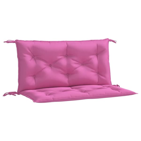 Bänkdynor 2 st rosa 100x50x7 cm tyg