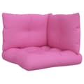 Miniatyrbild 2 av 2: Dynor till pallsoffa 3 st rosa Oxford-tyg