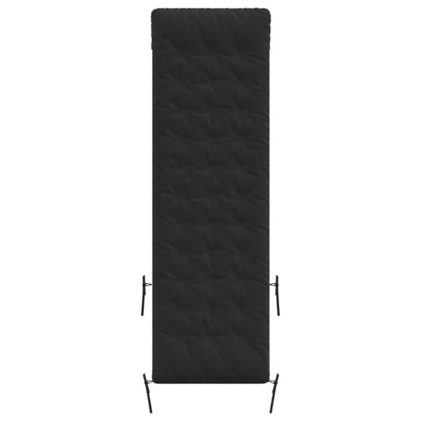 Dyna till solsäng svart 160x50x10 cm fuskmocka