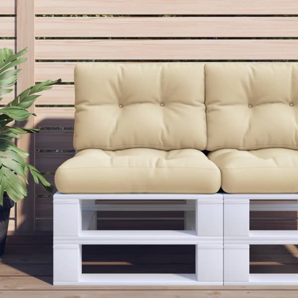 Palldynor 2 st beige tyg