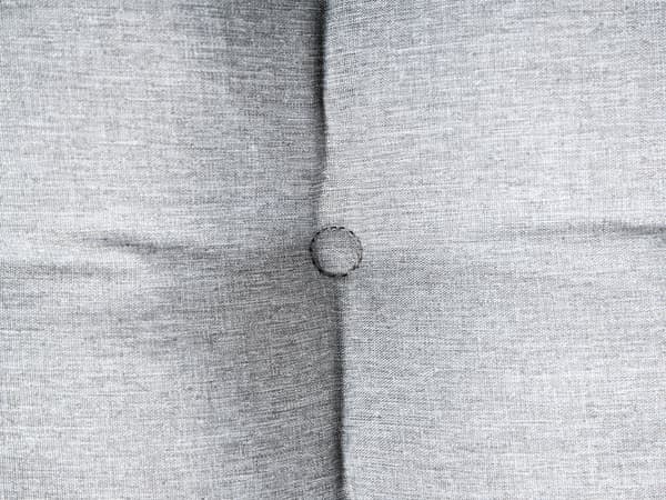 Solsengpute Grå Polyester UV-bestandig med Bånd og Nakkestøtte Tykk Pute