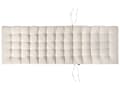 Miniatyrbilde 6 av 11: Solsengpute Lys Beige Polyester UV-bestandig med Bånd og Nakkestøtte Tykk Pute