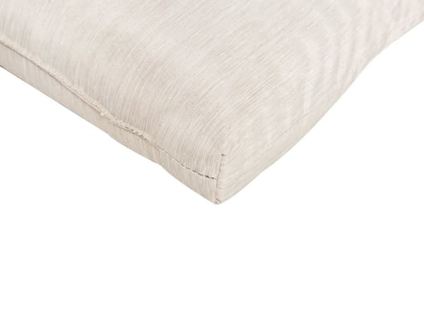Solsengpute Lys Beige Polyester UV-bestandig med Bånd og Nakkestøtte Tykk Pute