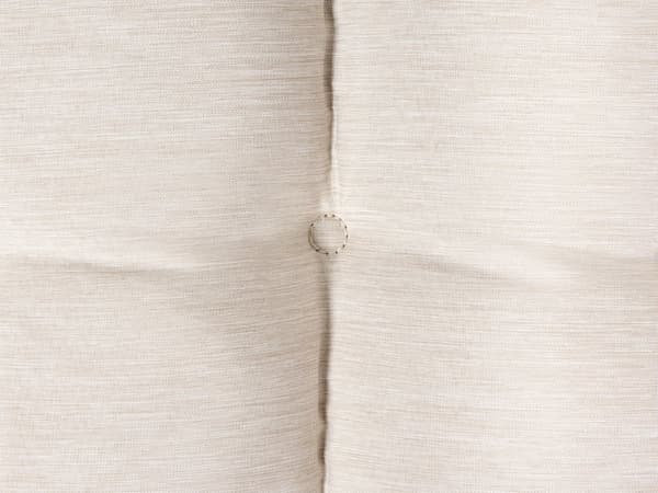 Solsengpute Lys Beige Polyester UV-bestandig med Bånd og Nakkestøtte Tykk Pute