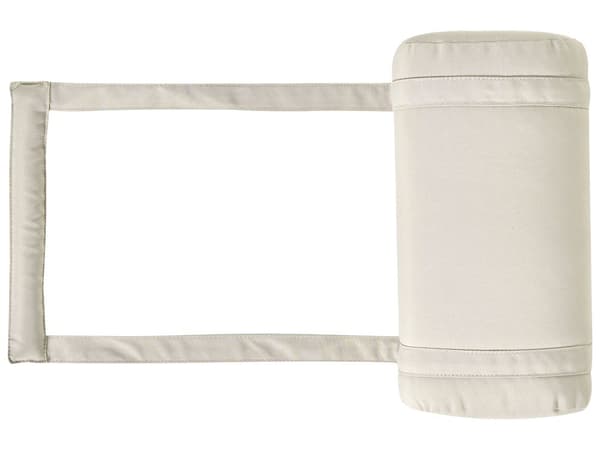 Solsengpute Taupe Polyester UV-bestandig med Bånd og Nakkestøtte Tykk Pute