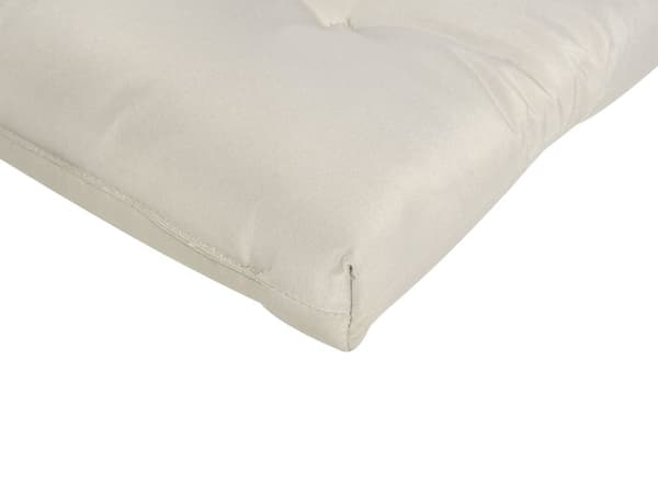 Solsengpute Taupe Polyester UV-bestandig med Bånd og Nakkestøtte Tykk Pute