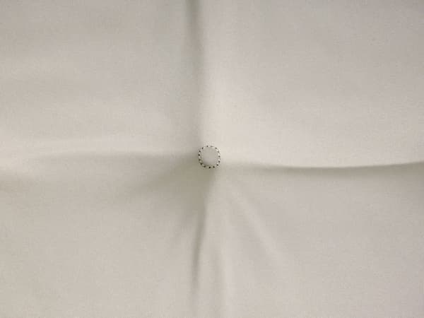 Sett med 2 stolputer med rygg Taupe Polyester Knytebånd Værbestandig Sitteputer Hagestoler Utemøbler
