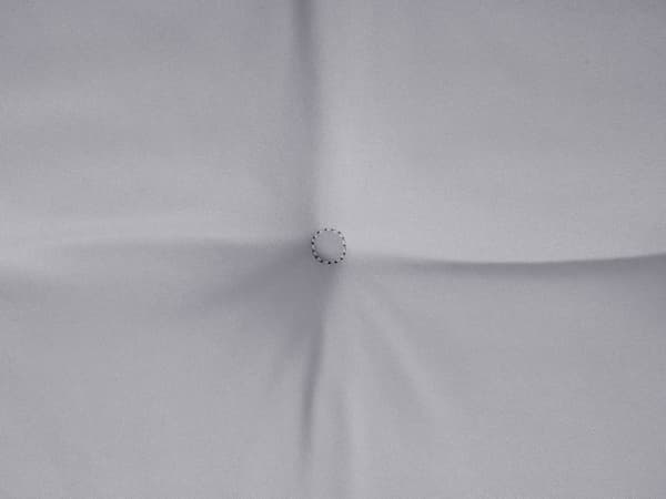 Sett med 8 stolputer med rygg Lysegrå Polyester Knytebånd Værbestandig Sitteputer Hagestoler Utemøbler