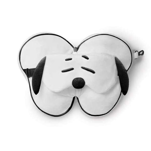 Relaxeazzz Peanuts travel pillow eye mask