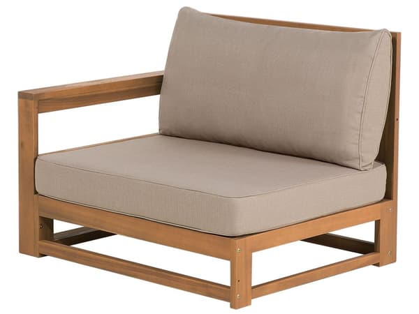 Utendørs Putetrekk til Hagesett Taupe Motstandsdyktig Minimalistisk Stil