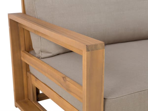 Utendørs Putetrekk til Hagesett Taupe Motstandsdyktig Minimalistisk Stil