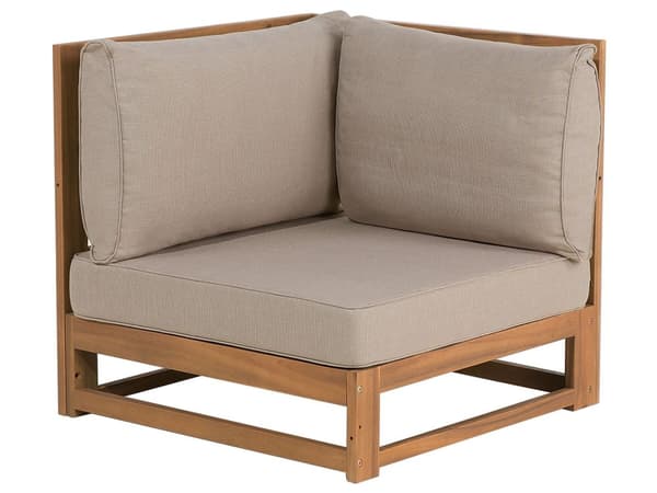 Utendørs Putetrekk til Hagesett Taupe Minimalistisk Stil