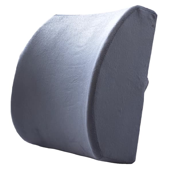 Memoryskum Pude, Ergonomisk Design, Åndbart Stof, Skridsikker Bund,12.612.23.94inch, Grå