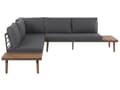 Miniatyrbilde 4 av 5: Utendørs Putetrekk-sett i Grått Stoff Sofa Sete Rygg Sideputevesker