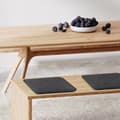 Miniatyrbillede 5 af 8: Lollanda 4-pak stolehynder i filt 35x35 cm – elastiske, komfortable, slidstærke og vaskbare sædehynder til indendørs og udendørs brug