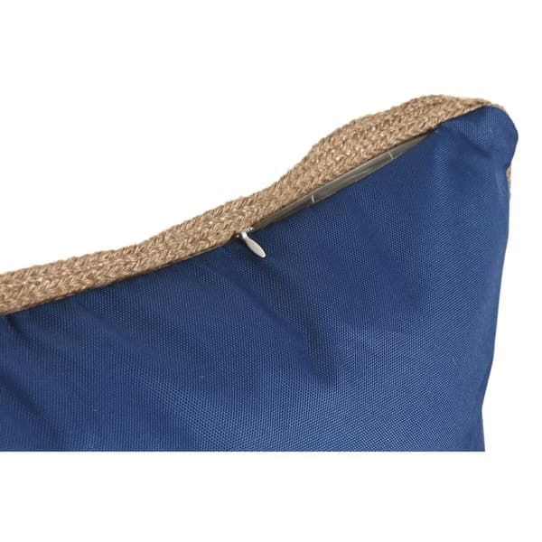 Kudde Home ESPRIT Blå Vit 45 x 45 cm