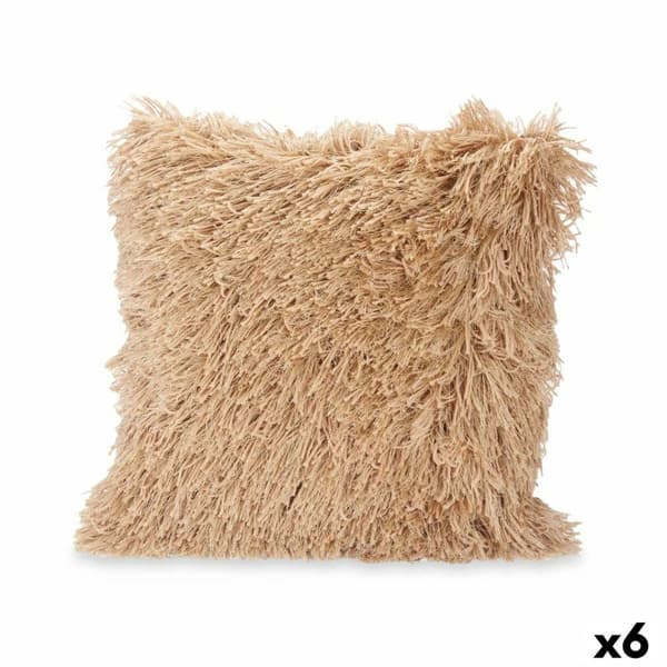 Kudde Beige Bomull Polyester 45 x 2 x 45 cm (6 antal)