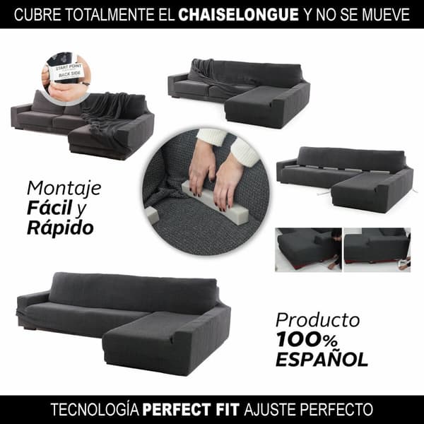 BEGAGNAD Skydd för chaise longue med lång högerarm Sofaskins (Renoverade B)
