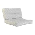 Miniatyrbillede 1 af 6: Pude DKD Home Decor Gulv Hvid Grøn Lysegrå Bambus Aluminium 120 x 80 x 16 cm