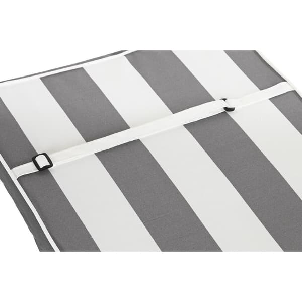 Stolpude DKD Home Decor Grå Hvid (42 x 4 x 115 cm)