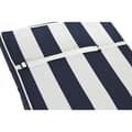 Miniatyrbillede 2 af 5: Pude DKD Home Decor Hvid Marineblå Striber 42 x 4 x 115 cm