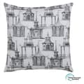Miniatyrbillede 1 af 4: Pude Polyester 60 x 60 cm 100% bomuld Lille hus