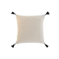 Miniatyrbillede 6 af 6: Pude Home ESPRIT Sort Boho Palmera 45 x 5 x 45 cm