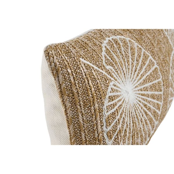Pude Home ESPRIT Hvid Natur 50 x 15 x 30 cm