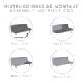Miniatyrbillede 6 af 7: Sofa cover Eysa ULISES Lilla 140 x 100 x 200 cm