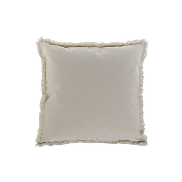 Pude Home ESPRIT Blå Beige 45 x 10 x 45 cm (2 enheder)