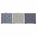Pikkukuva 1 / 2: Tyyny DKD Home Decor Lattia Sininen Harmaa Puuvilla Laivastonsininen (3 pcs) (38 x 38 x 8 cm)